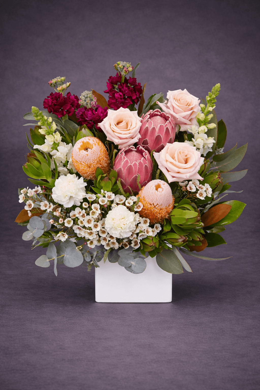 Floral Elegance in Ceramic Vase