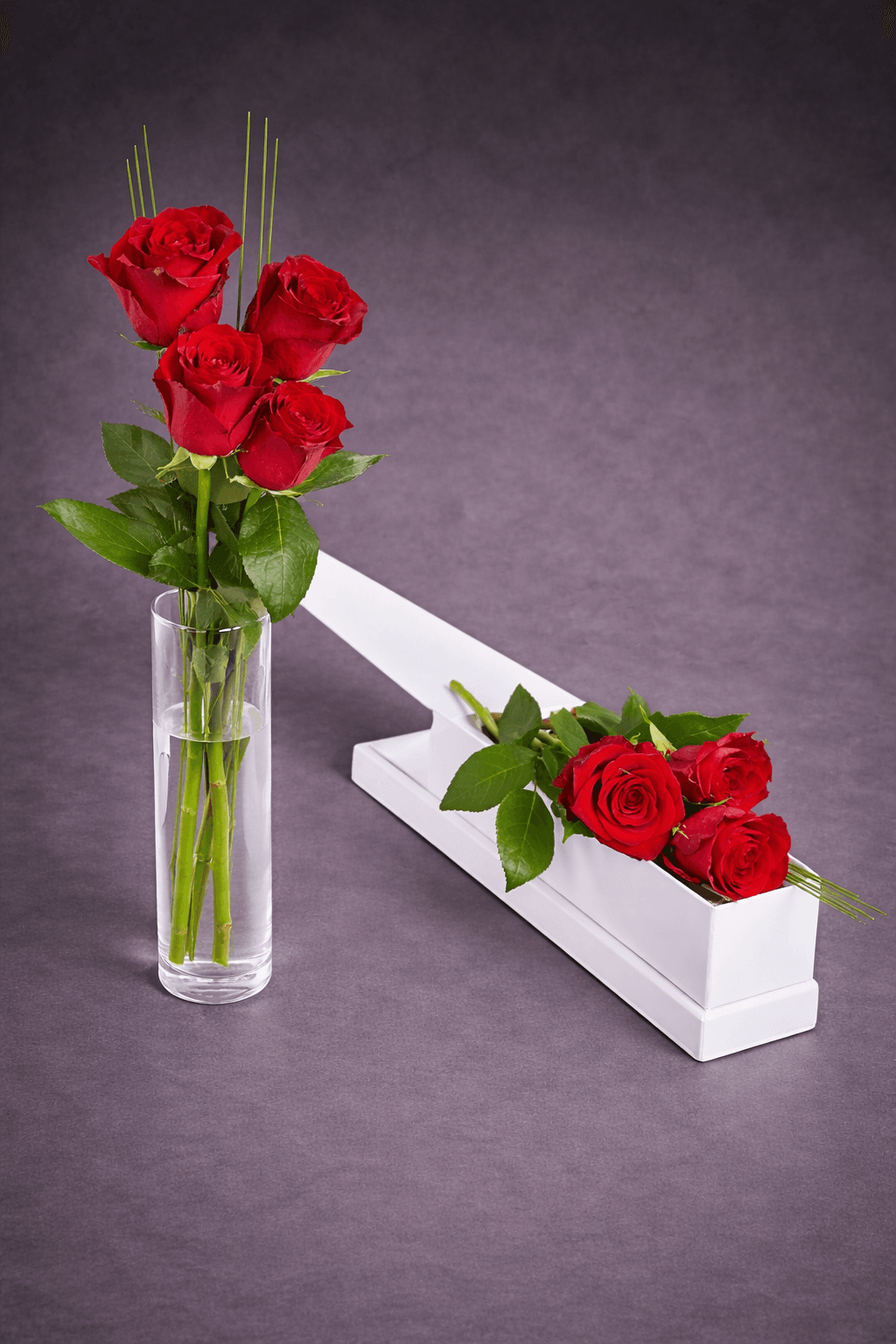 Elegant Red Rose Display