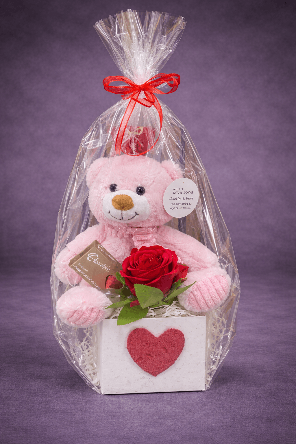 Soft Toy and Rose Gift Set